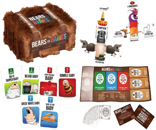 Bears vs Babies by Exploding Kittens - A Monster-Building Card Game - Family-Friendly Party Games
