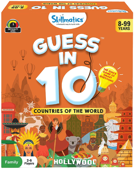 Skillmatics Card Game: Guess in 10 Countries of The World