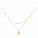 Mevecco Layered Pendant 18k Gold Plated
