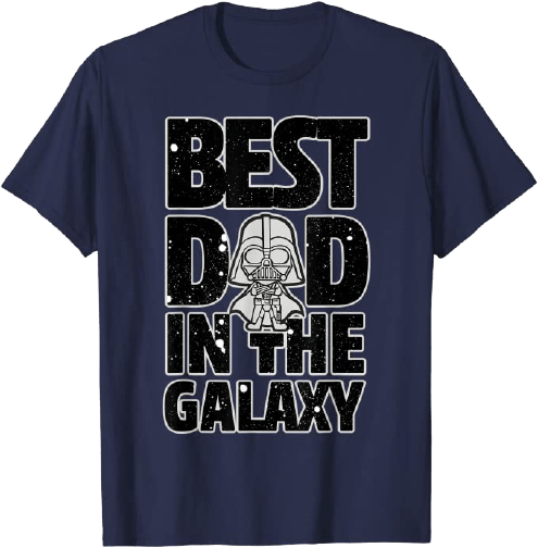 best dad in galaxy start wars t-shirt