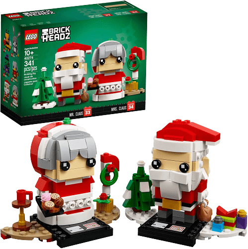 LEGO BrickHeadz Mr. & Mrs. Claus Building Kit