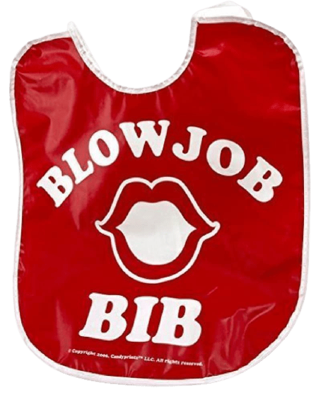 Blow Job Bib - A Hilarious Dirty Gag Gift