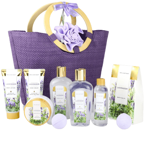 Spa Luxetique Lavender Bath and Body Gift Basket