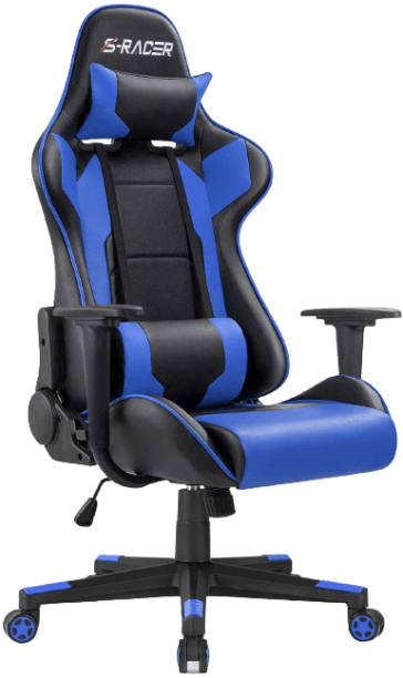 Ergonomic Adjustable Chair with Headrest and Lumbar Support