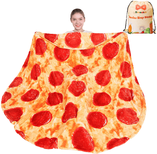 Pepperoni Double Sided Pizza Blanket