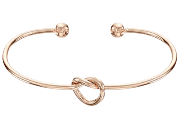 PAVOI 14K Gold Plated Forever Love Knot Infinity Bracelet
