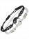 Matching Yin Yang Adjustable Cord Bracelet for 2