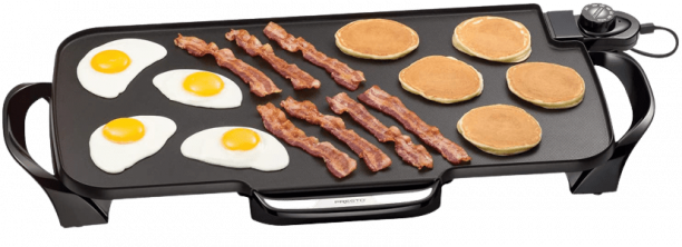Electric Griddle With Removable Handle
