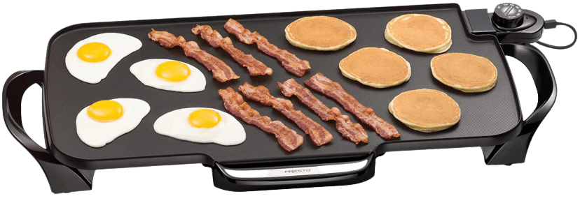 Electric Griddle With Removable Handle