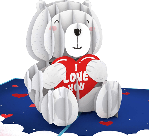 Happy Valentine’s Day Bear Pop Up - 3D Card