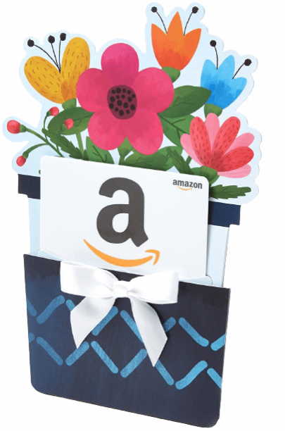 Amazon.com Gift Card in a Flower Pot Reveal