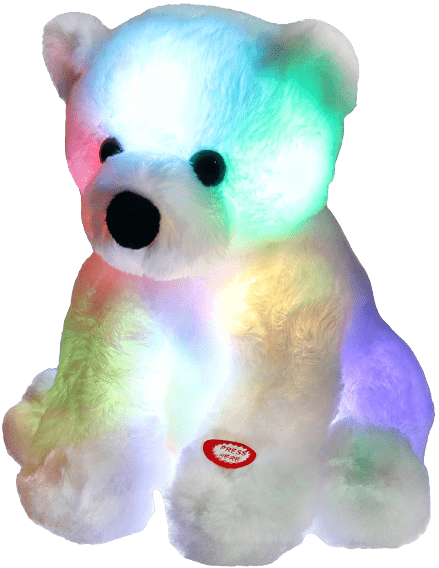 Glow Polar Bear - LED Night Light Adorable Stuffed Animal
