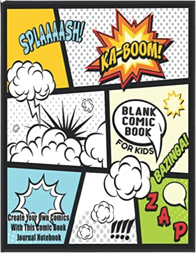 Blank Comic Book - 100+ Pages to Create Your Own Comics