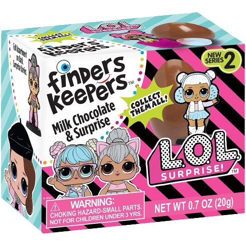 Surprise Milk Chocolate Eggs with Assorted L.O.L. Toys