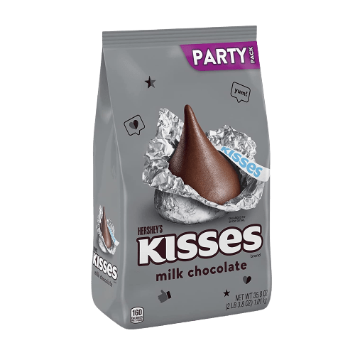 Hershey's Kisses Milk Chocolate Candy 35.8 oz Party Bag