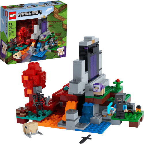 LEGO Minecraft The Ruined Portal Building Kit