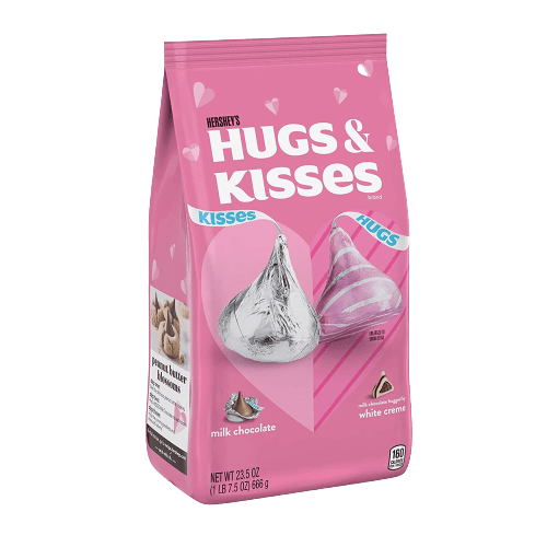 Hugs and Kisses Milk Chocolate and White Creme Assortment