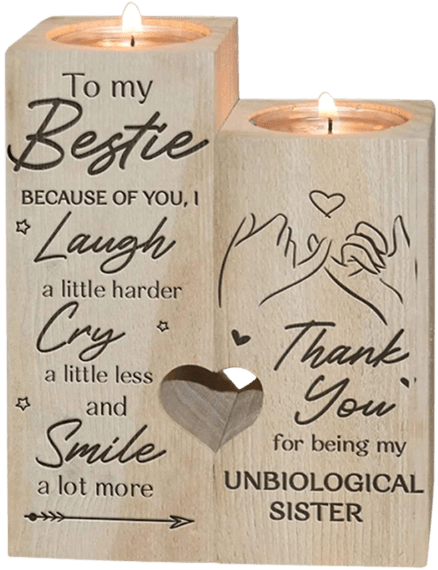 To My Bestie Candle Holder