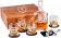Engraved Liquor Decanter Set with Scotch Glasses