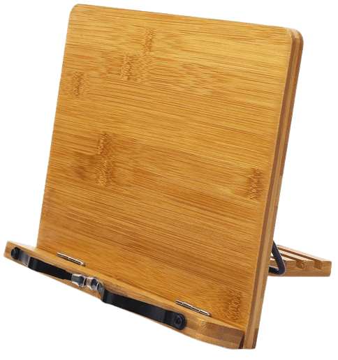 Adjustable Bamboo Book Stand