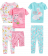 Toddler 6-Piece Cotton Pajama Set