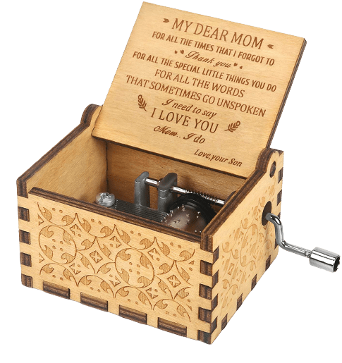 Vintage Personalised Mechanism Music Box