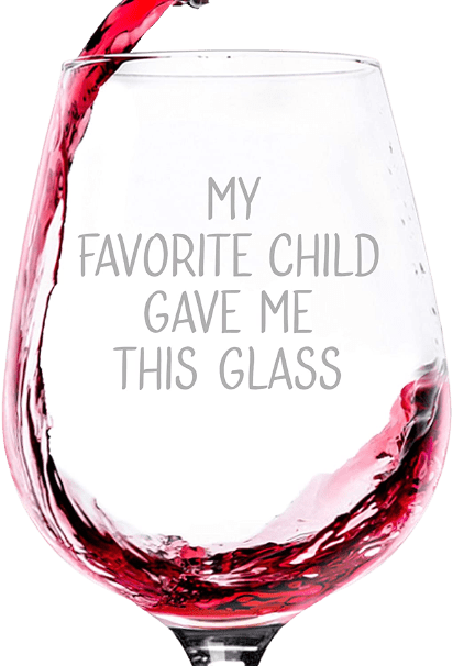 Funny Wine Glass for Mother