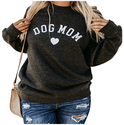 Women's Dog Mom Long Sleeve Shirt
