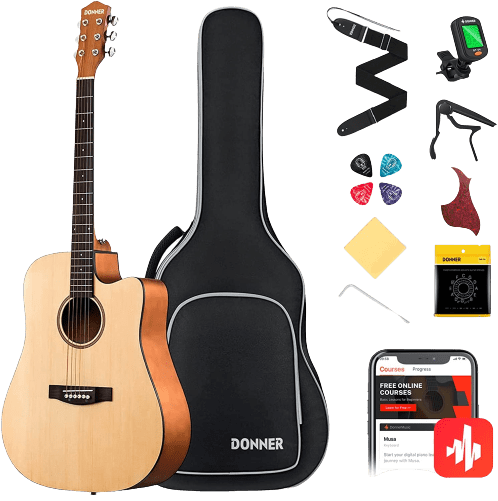 Acoustic Guitar Essential Kit for Beginners