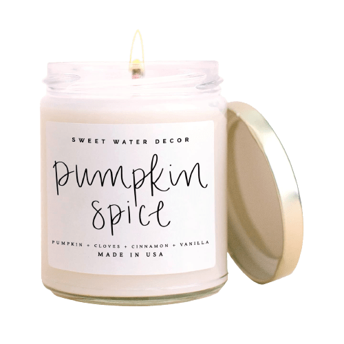 Fall Scented Pumpkin Spice Soy Candle