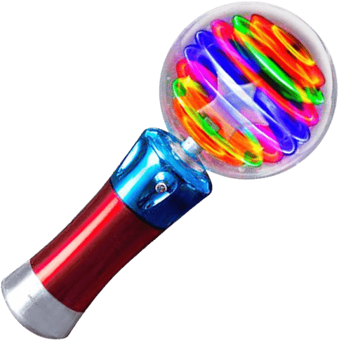 Flashing LED Magic Ball Toy Wand