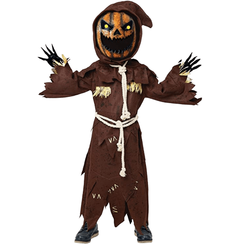Pumpkin Bobble Head Costume for Children