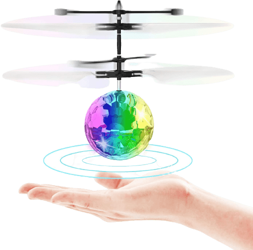 Colorful LED Disco Ball Drone