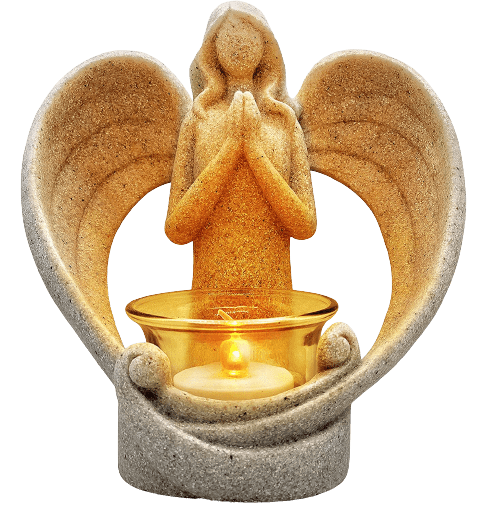 Angel Figurine Tealight Candle Holder