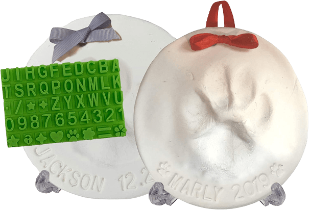 Pawprint Christmas Ornament Keepsake Kit