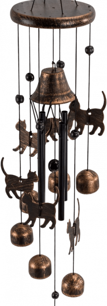 Cats Outdoor Garden Decor Wind Chime