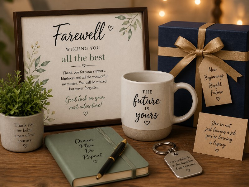 Best Farewell Gift Ideas for Anyone Leaving